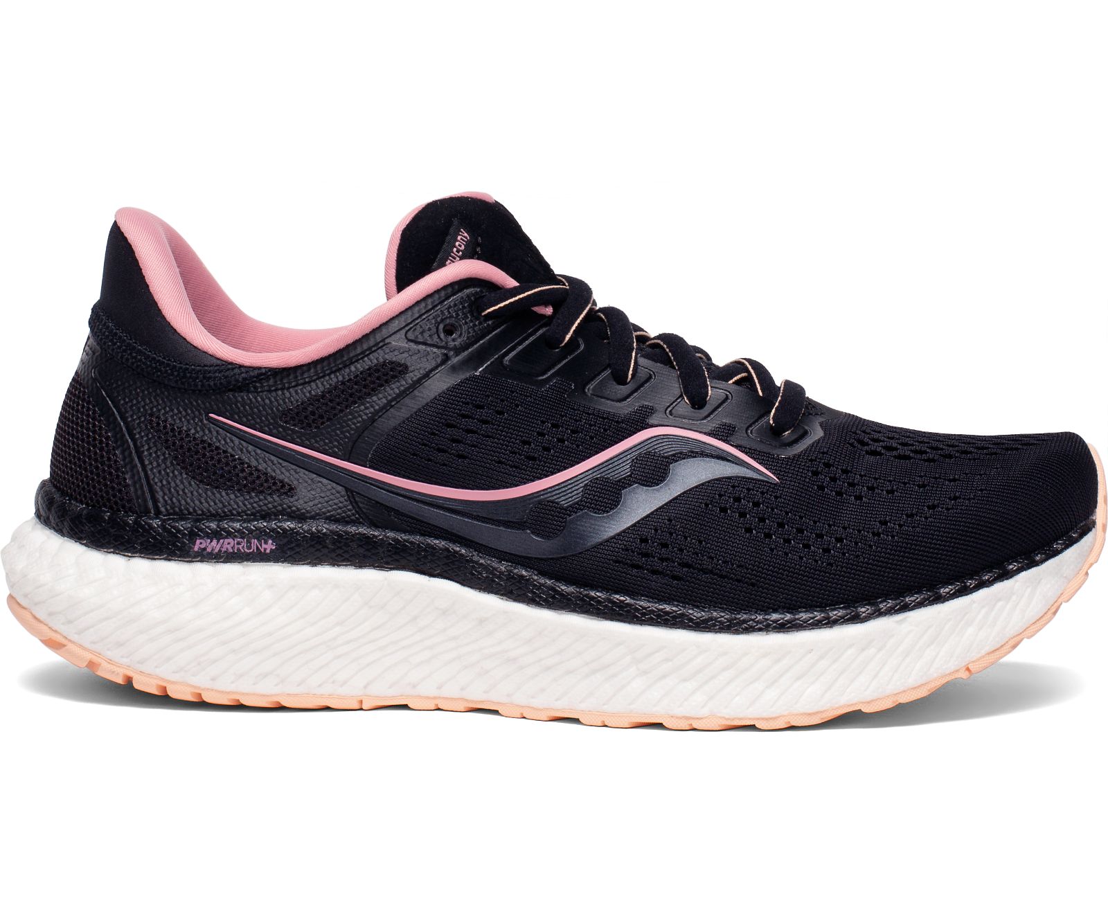 Saucony Hurricane 23 Women\'s Running Shoes Black / Rose | Canada 156MQZA